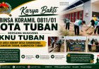 Karya Bakti Babinsa dan Mahasiswa, Wujud Nyata Kepedulian Lingkungan di Desa Sumurgung Tuban