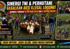 Senyap Menyisir Rimba Jati, Babinsa dan Perhutani Gagalkan Dugaan Aksi Illegal Logging di Hutan Jatirogo Tuban